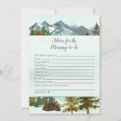 モーミーベアズゲームのための森の冒険アドバイス 招待状 (正面)