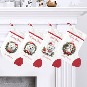 モーミーベアネームファミリーマッチングクリスマスストッキング スモールクリスマスストッキング