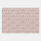 モーミーラッピング用ヘッジハグ紙シート ラッピングペーパーシート (正面)