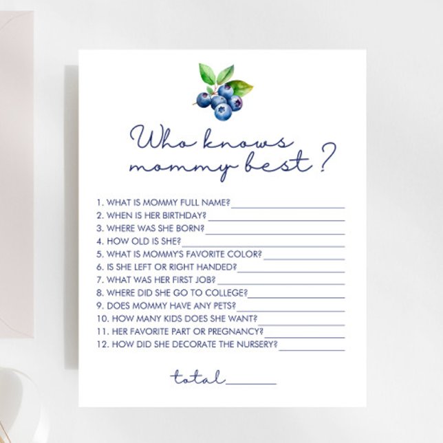 モーミー赤ちゃんシャワー最高のゲームを知るベリー甘い (クリエイターアップロード済み)