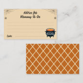 モーミー・ツイン・ベビーシャワーアドバイス エンクロージャーカード (正面/裏面)