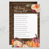 モーミ素朴ゲームを知っているウッドパンプキ最高のン (正面/裏面)