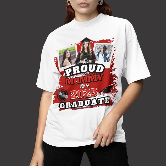 モーミ誇りを持ったーパーソナライズされた家族の卒業 トライブレンドＴシャツ