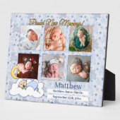 モーミ誇りを持った新生児少年6写真 フォトプラーク (側面)