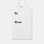 モームムスタッシュクリスマスツリーひげ男トッパー緑 ギフトタグ (裏面)