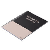 モーメおもしろいモダンント・スイング・ジャーナル・モノグラム ノートブック (左側)