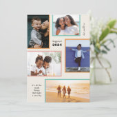 モーメンカラフルトホリデーフォトカード シーズンカード (スタンド正面)