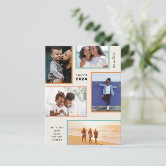 モーメンカラフルトホリデー写真はがき シーズンポストカード (スタンド正面)