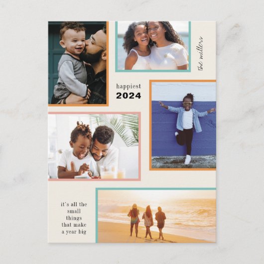 モーメンカラフルトホリデー写真はがき シーズンポストカード (正面)