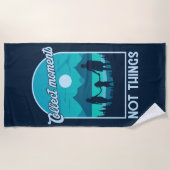 モーメントの収集 ビーチタオル (正面)