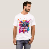 モーメントをキャプチャ – Camera Artレトロ Tシャツ (正面フル)