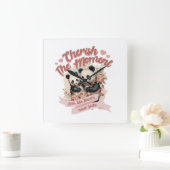 モーメントウォール時計を大切にする スクエア壁時計 (ホーム)