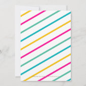 モーメントオブジョイ卒業パーティー招待状 招待状 (裏面)