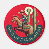 モーメントカウボーイグラフィックの拍車 マグネット (正面)