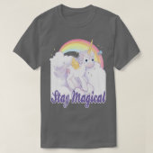 モーメントステイ大切マジカルユニコーンレインボーポスト Tシャツ (デザイン正面)