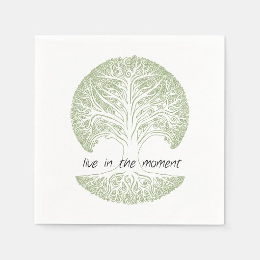 モーメントツリーに住む スタンダードカクテルナプキン (正面)