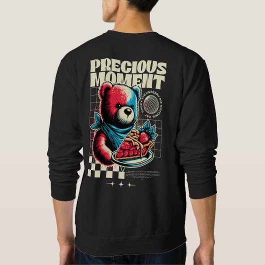 モーメントベー大切ベストロベリーパイ スウェットシャツ (裏面)