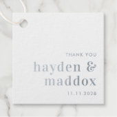 モーメントホイ実在ル結婚式の引き出物ラベル フェイバータグ (正面)