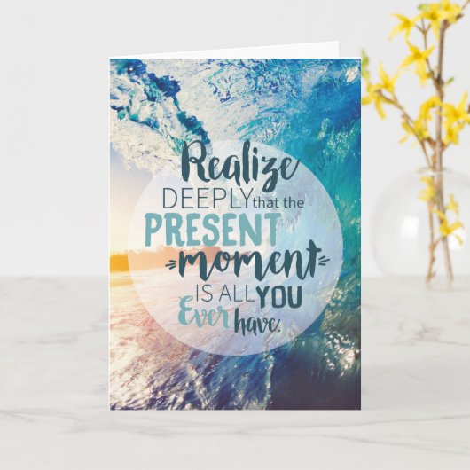 モーメント勇気付けられるサクセスライフヒント引用文アート カード (黄色い花)