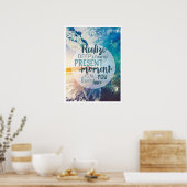 モーメント勇気付けられるサクセスライフヒント引用文アート ポスター (キッチン)