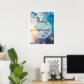 モーメント勇気付けられるサクセスライフヒント引用文アート ポスター (ホームオフィス)