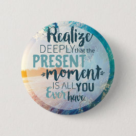 モーメント勇気付けられるサクセスライフヒント引用文アート 缶バッジ