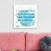 モーメント引用文と屠殺場5ヴォネガット キャンバスプリント (インサイチュ (リビング))