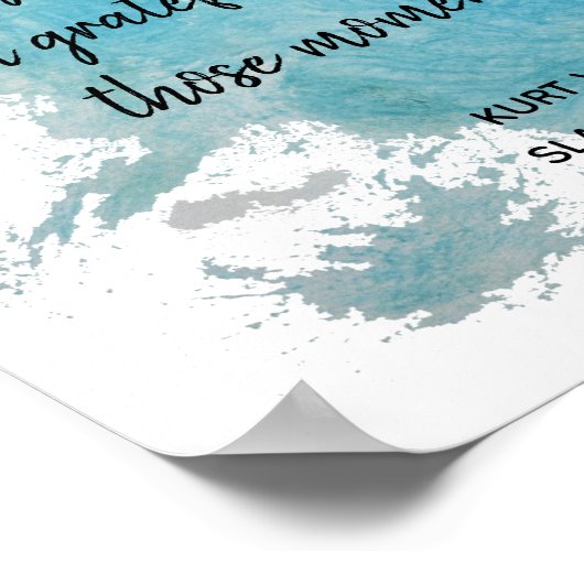 モーメント引用文と屠殺場5ヴォネガット ポスター (角)