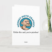 モーメント素晴らし誕生日カード カード (裏面)