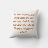 モーメンブラックMタイポグラフィと金ゴールド花 クッション (裏面)