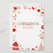 モーメンメリートエレガント・クリスマスパーティの招待状 招待状 (裏面)
