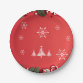 モーメンメリートクリスマス紙プレート ペーパープレート (正面)