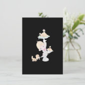 モーメン大切ト感謝祭トルコのディナードール 招待状 (スタンド正面)