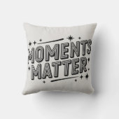 モーメン感動的ト・マター装飾用クッション クッション (裏面)