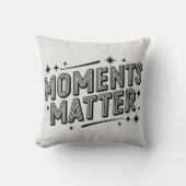 モーメン感動的ト・マター装飾用クッション クッション (正面)