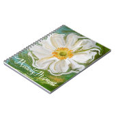 モーメ大切ント – アネモネの花パワー ノートブック (左側)