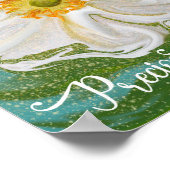 モーメ大切ント – アネモネの花パワー ポスター (角)