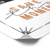 モーメ救ントヴィンテージカメラプリント ポスター (角)