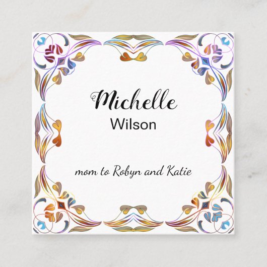 モーメ連絡デト遊カスタム コーリングカード (正面)