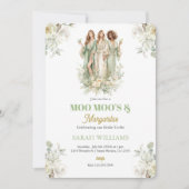 モーモス&マルガリタスセージブライダルシャワー 招待状 (正面)