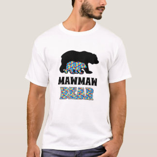 モーモーが自閉症意識を持つ Tシャツ