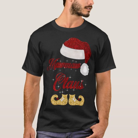 モーモークロースマッチングファミリーグループクリスマスX-Mas Tシャツ (正面)