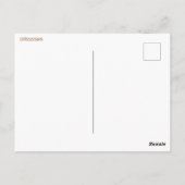 モーラー・オレゴンに接近する列車、ヴィンテージ ポストカード (裏面)