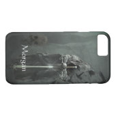 モーリガントリプル女神クイーンクロウドッグiPhoneケース Case-Mate iPhoneケース (裏面(横))