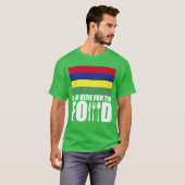 モーリシャスのお土産 食べ物 旅行 レトロ Tシャツ (正面フル)