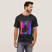 モーリシャスのカラフルな泡 Tシャツ (正面フル)