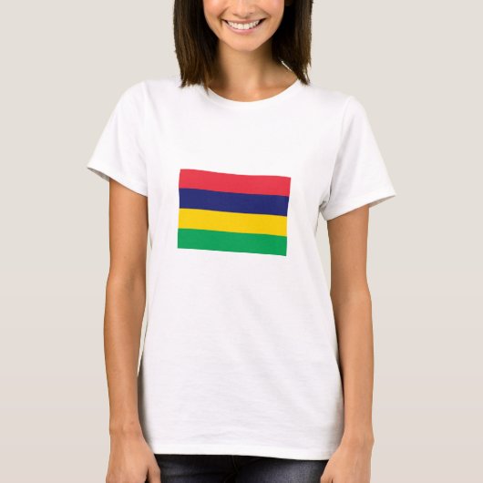 モーリシャスの国旗 Tシャツ (正面)