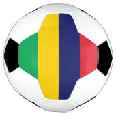 モーリシャスの旗 サッカーボール (回転)