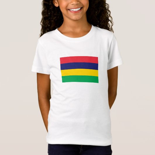 モーリシャスの旗 Tシャツ (正面)
