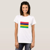モーリシャスの旗 Tシャツ (正面フル)